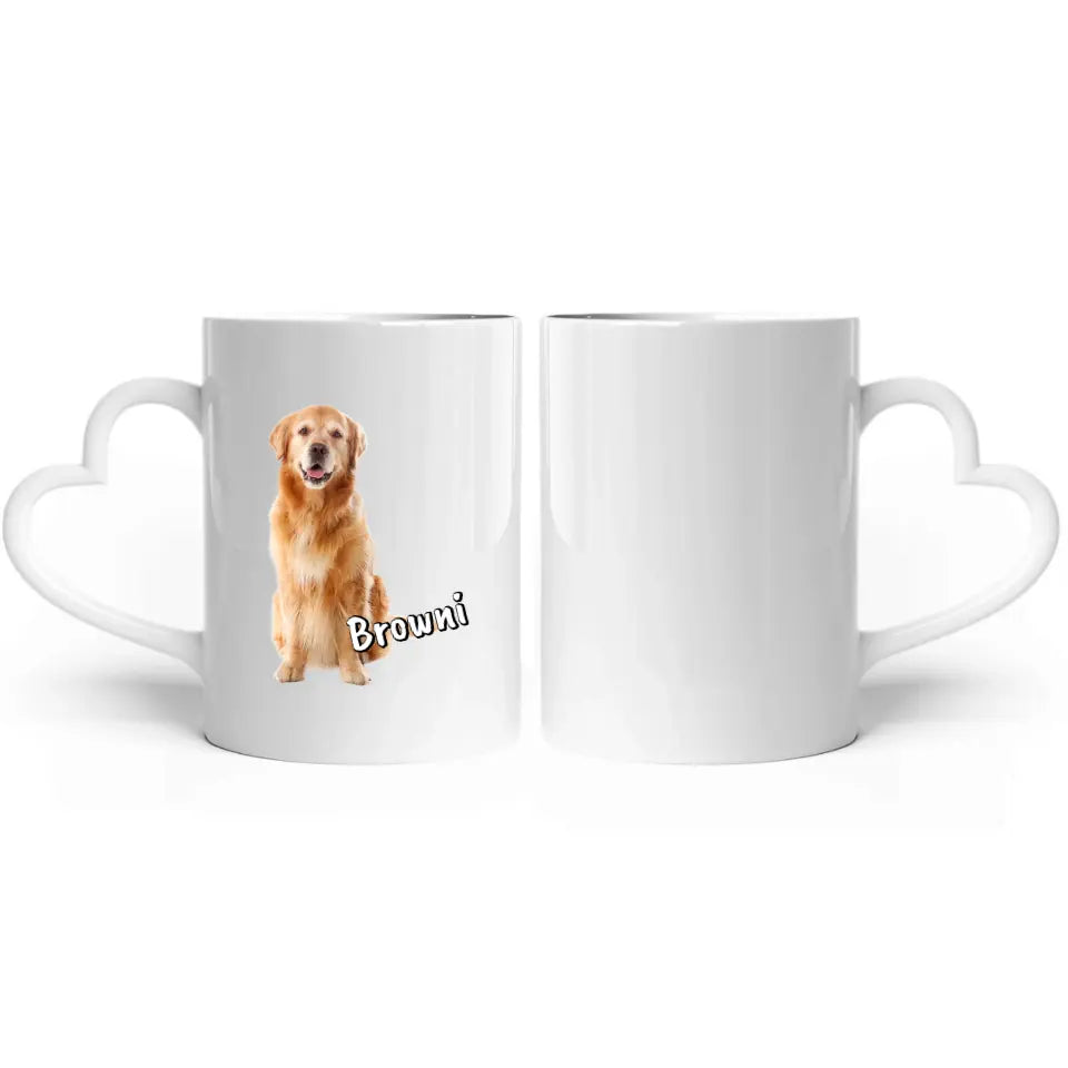 Personalisierte Tasse: Monogramm mit Namen und Text - Individuelle Tasse | Personalize Palace