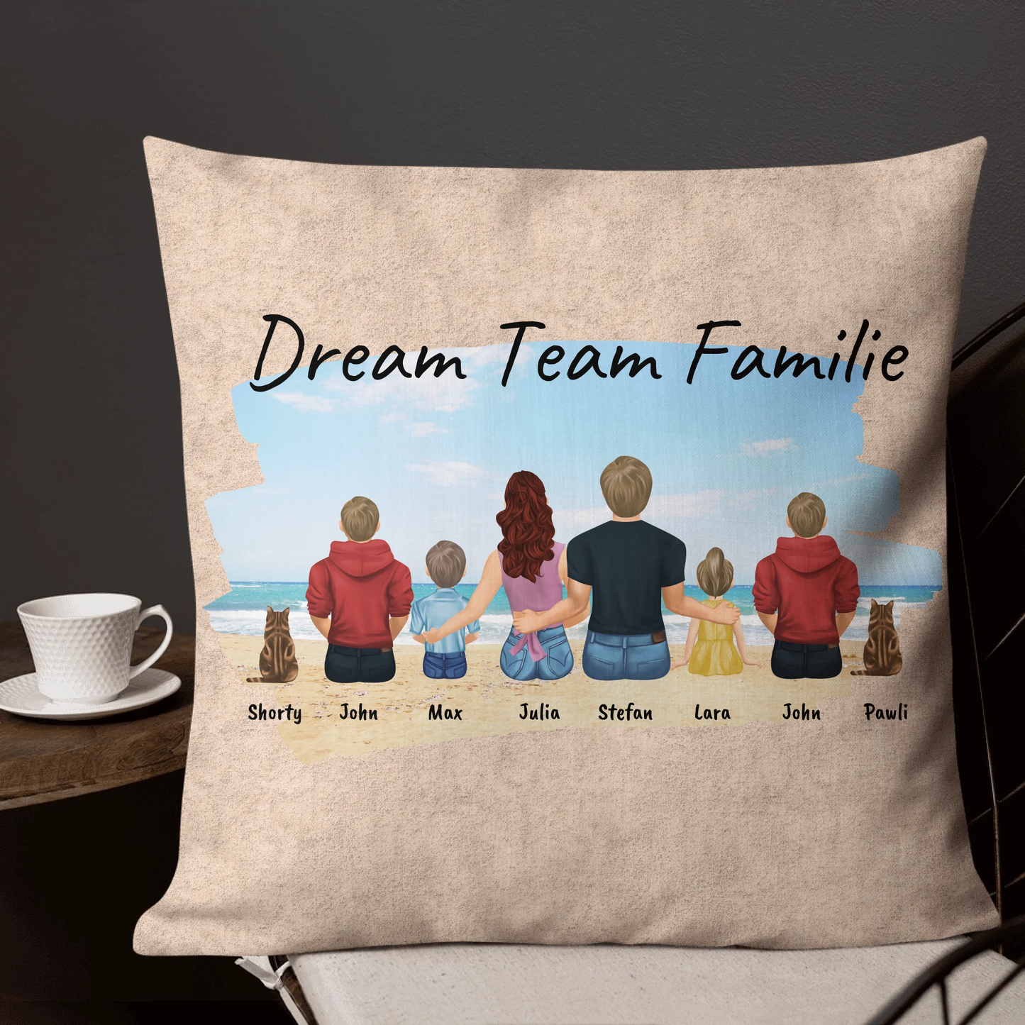 Personalisiertes Kissen: Bei Oma ist es am schönsten - individuelles Oma Kissen | Personalize Palace