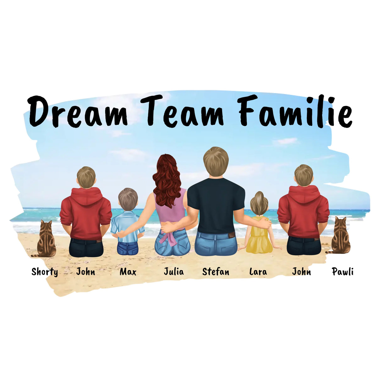 Stickers with photo and text - personalized stickers or car stickers