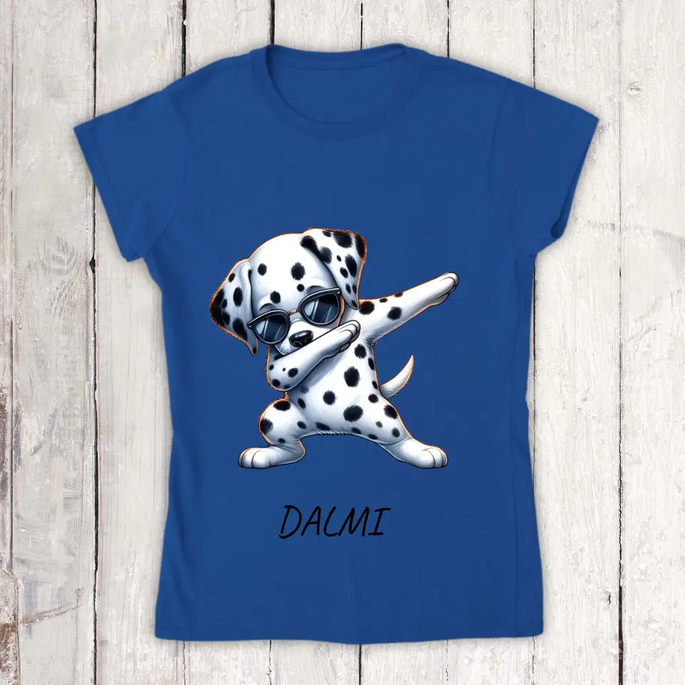 Dabbing Dog or Cat - Personalized Adult T-Shirt 
