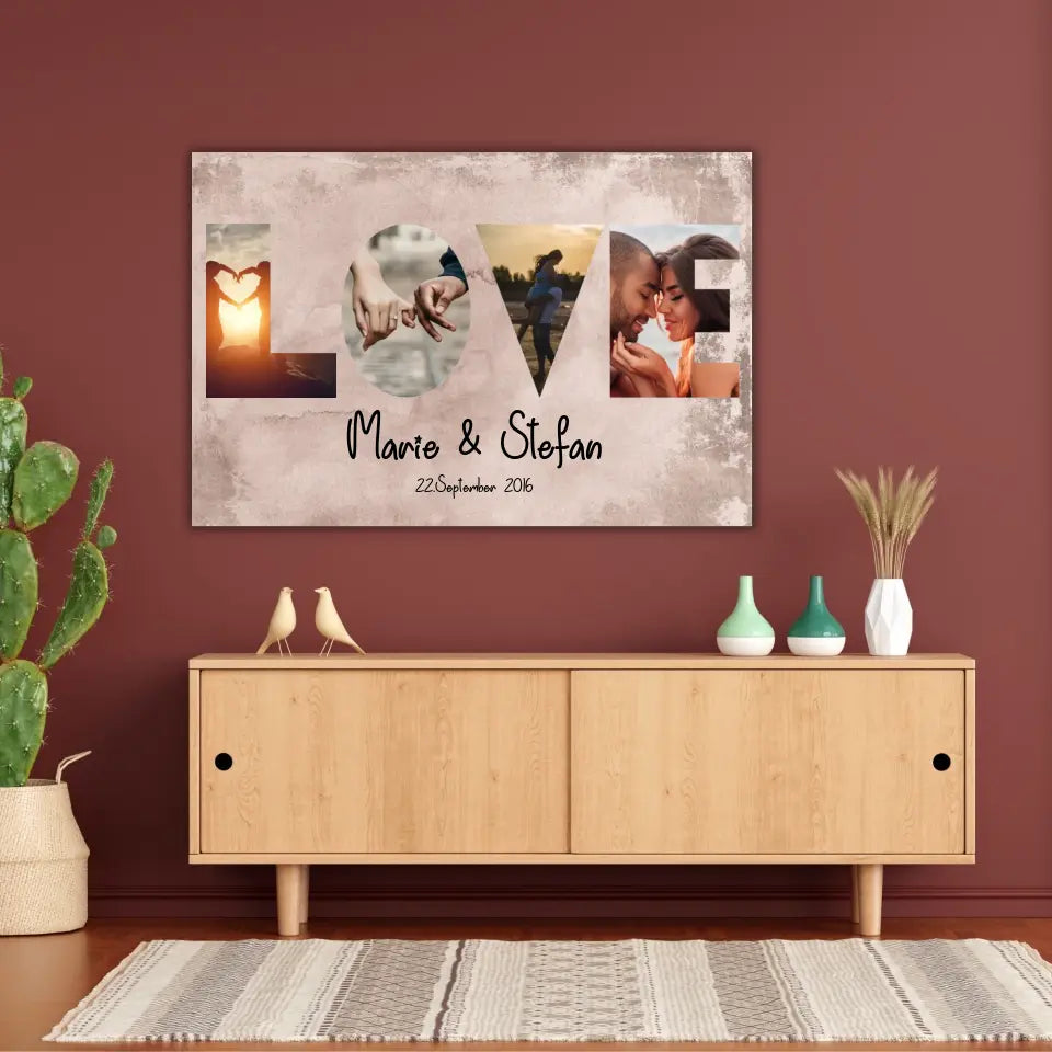 My Happy Ending (for her or him) - Couple's Canvas 