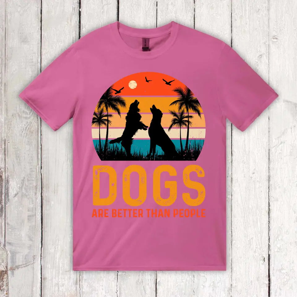 Personalisiertes T-Shirt: Sunset T-Shirt - verschiedene Designs zum auswählen | Personalize Palace