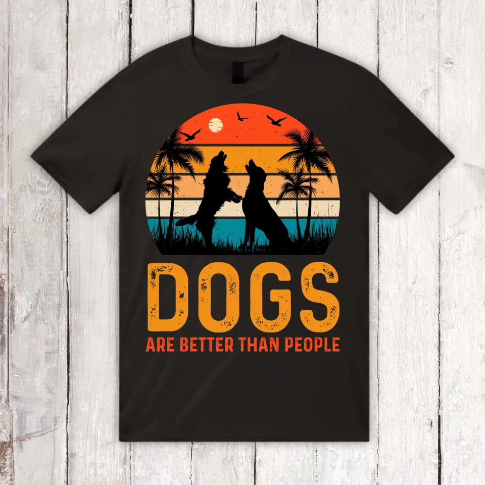 Personalisiertes T-Shirt: Sunset T-Shirt - verschiedene Designs zum auswählen | Personalize Palace