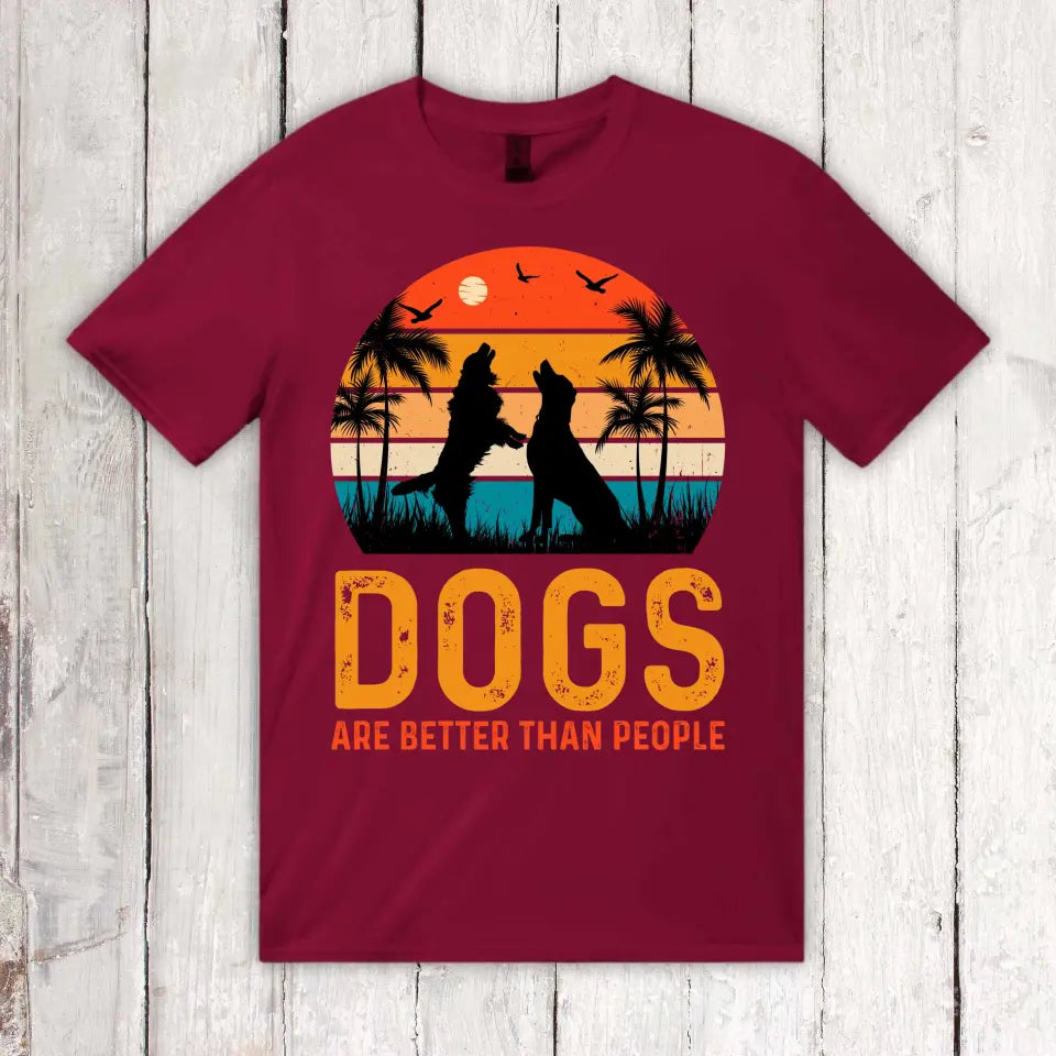 Personalisiertes T-Shirt: Sunset T-Shirt - verschiedene Designs zum auswählen | Personalize Palace