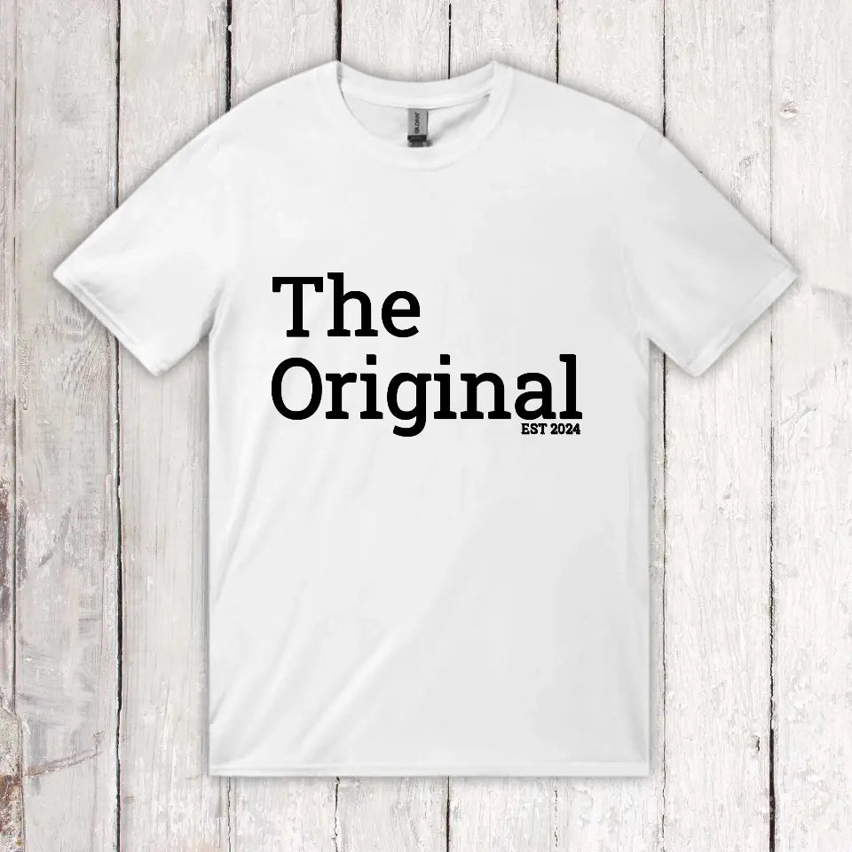 The Original & The Remix - personalized parent-child T-shirt