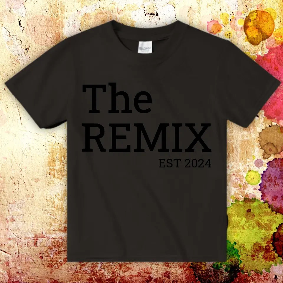 The Original & The Remix - personalized parent-child T-shirt