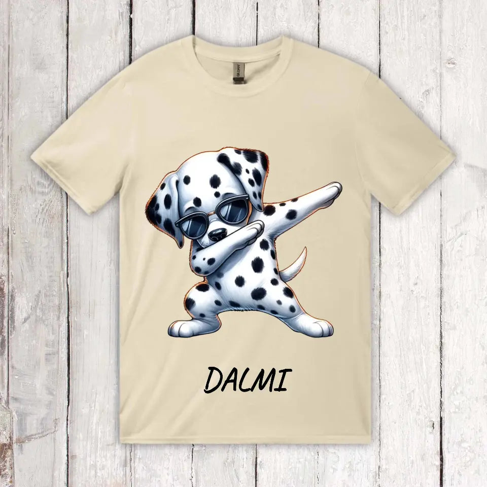 Dabbing Dog or Cat - Personalized Dabbing Kids T-Shirt