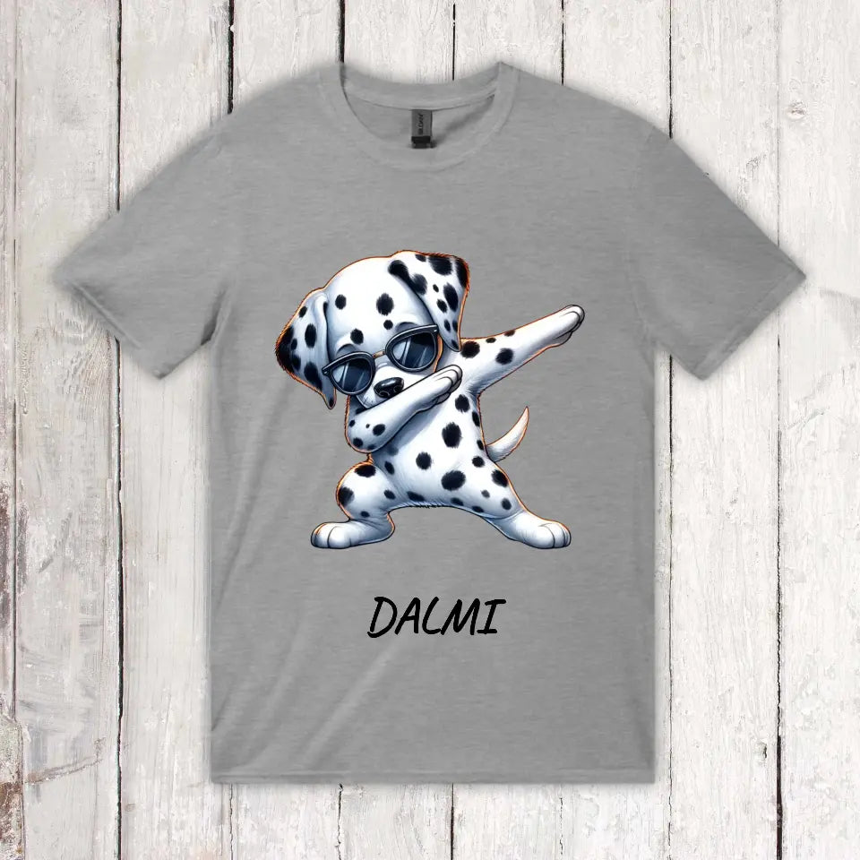 Dabbing Dog or Cat - Personalized Adult T-Shirt 