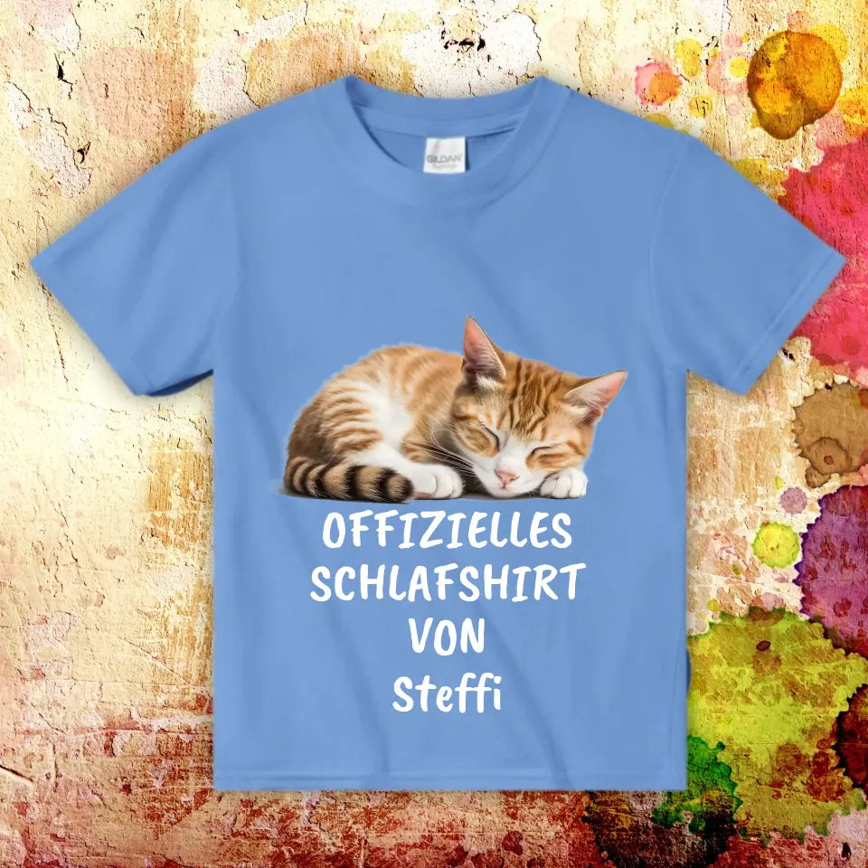 Official sleep shirt with your photo - Personalized T-shirt 