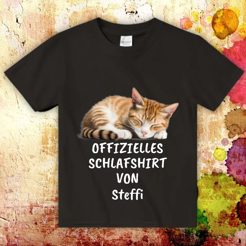 Official sleep shirt with your photo - Personalized T-shirt 