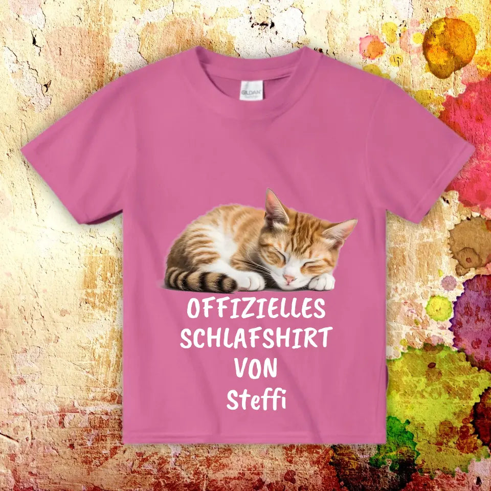 Official sleep shirt with your photo - Personalized T-shirt 