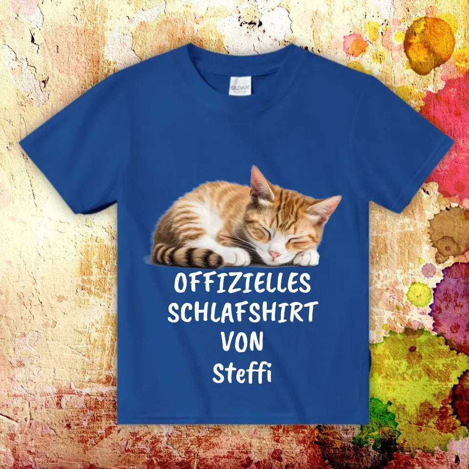 Official sleep shirt with your photo - Personalized T-shirt 