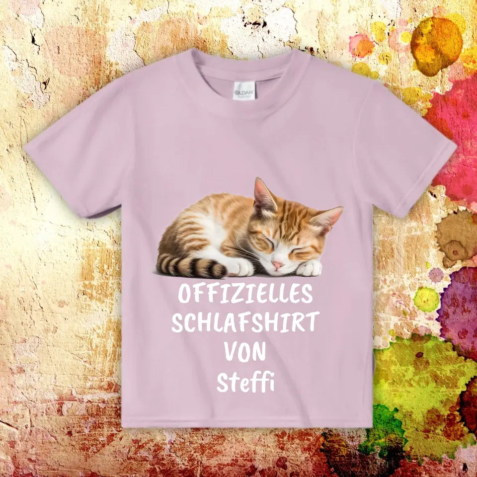 Official sleep shirt with your photo - Personalized T-shirt 