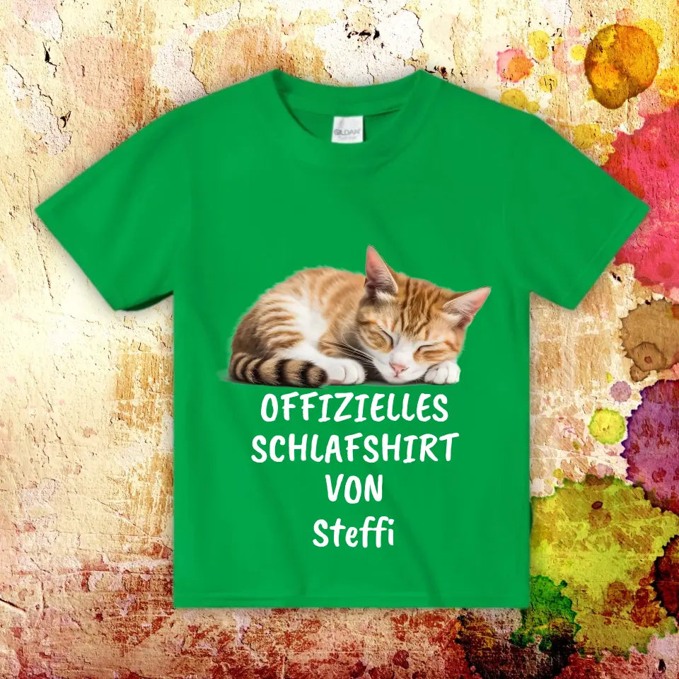 Official sleep shirt with your photo - Personalized T-shirt 