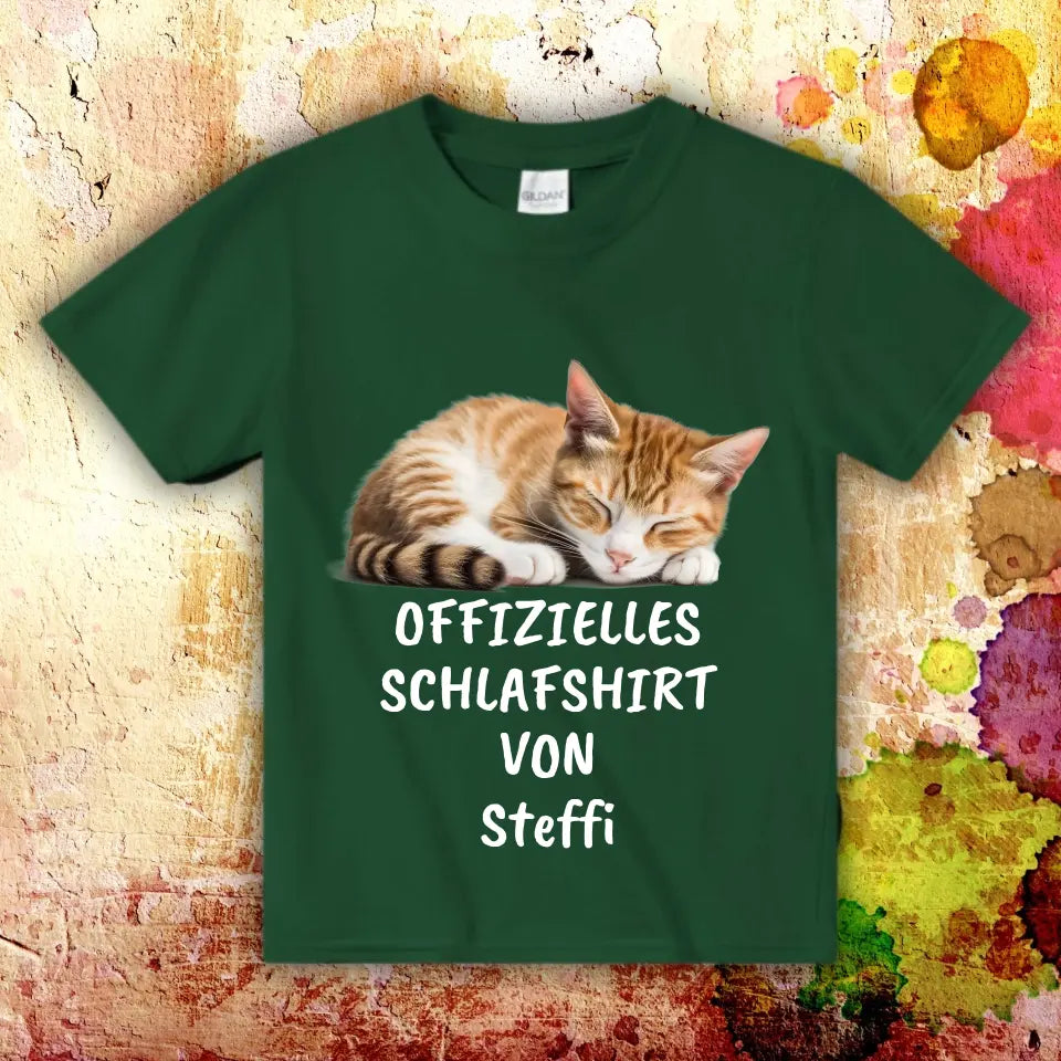 Official sleep shirt with your photo - Personalized T-shirt 