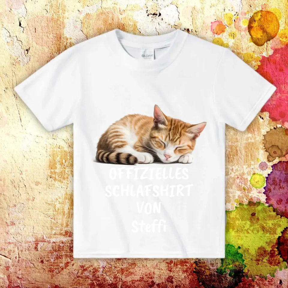 Official sleep shirt with your photo - Personalized T-shirt 