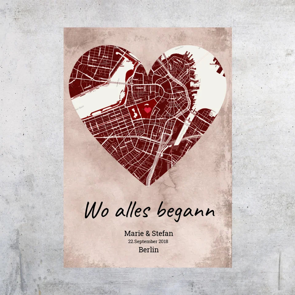 Personalisiertes Kissen: Wo alles begann - Individuelles Kissen | Personalize Palace