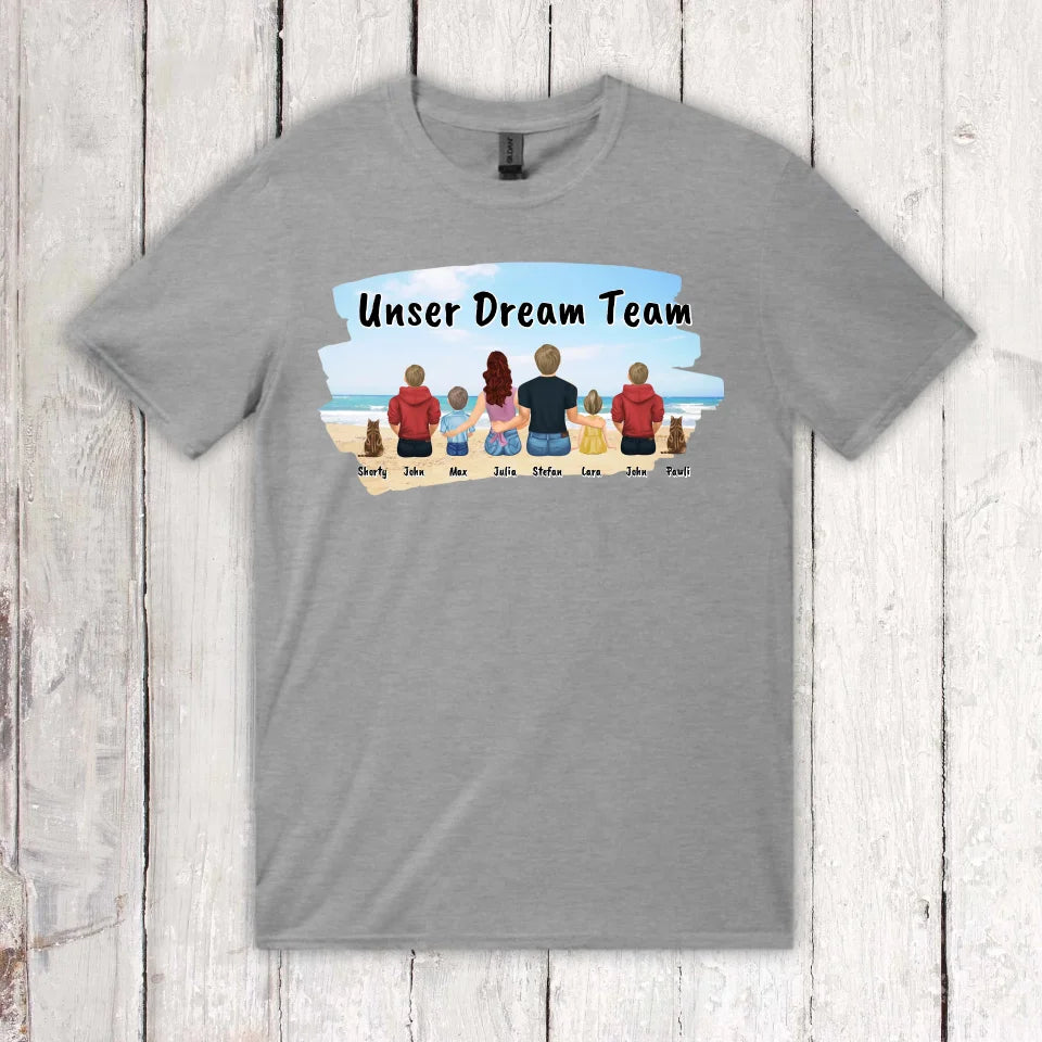 Familie - individuelles T-Shirt | Personalize Palace