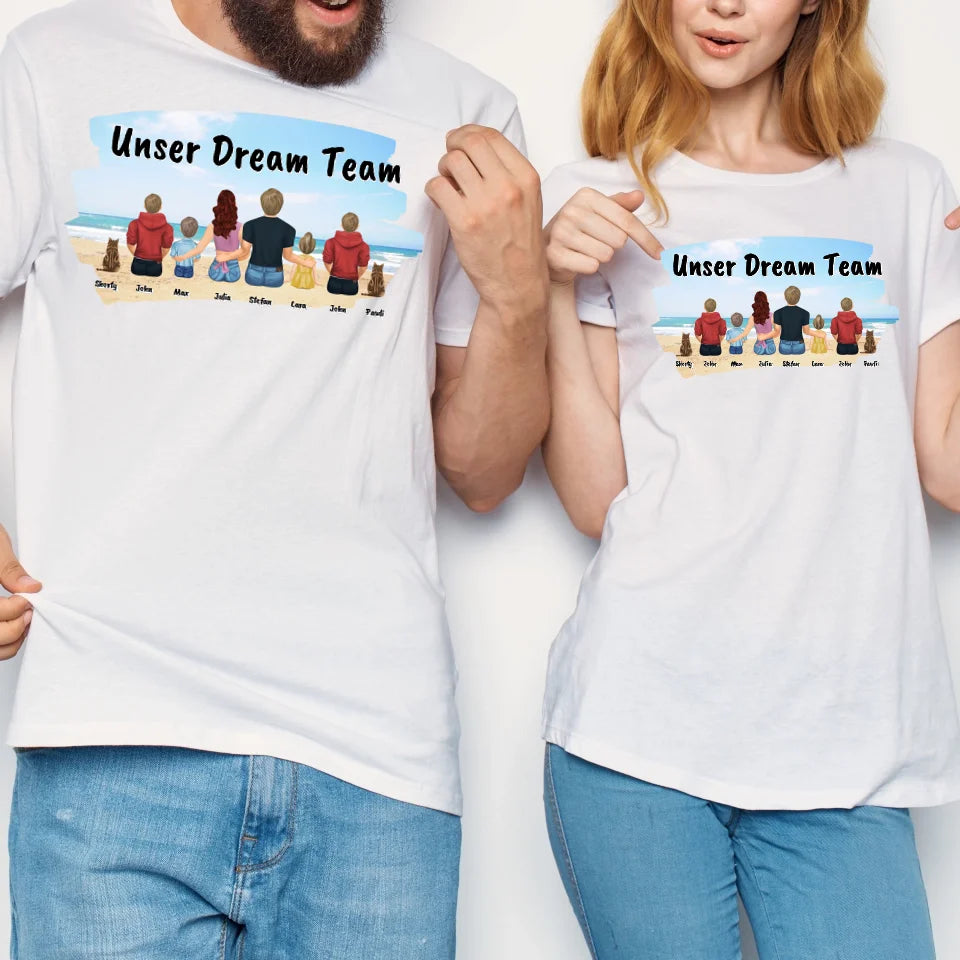 Familie - individuelles T-Shirt | Personalize Palace