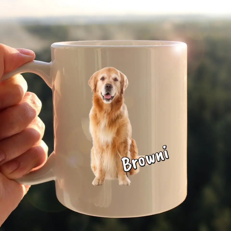 Personalisierte Tasse: Monogramm mit Namen und Text - Individuelle Tasse | Personalize Palace