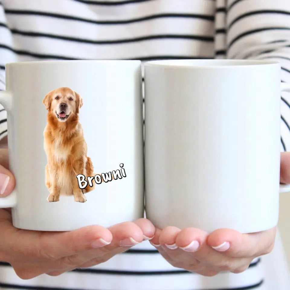 Personalisierte Tasse: Monogramm mit Namen und Text - Individuelle Tasse | Personalize Palace