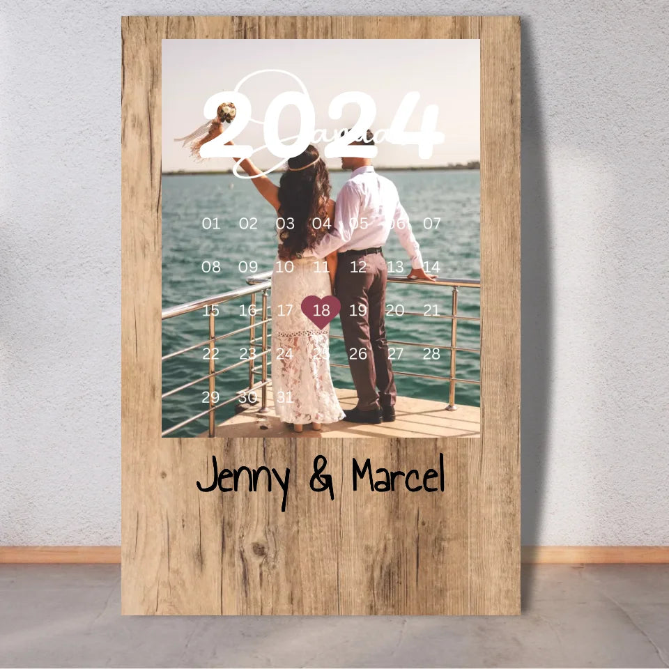 Your special day with photos - Personalized photoboard