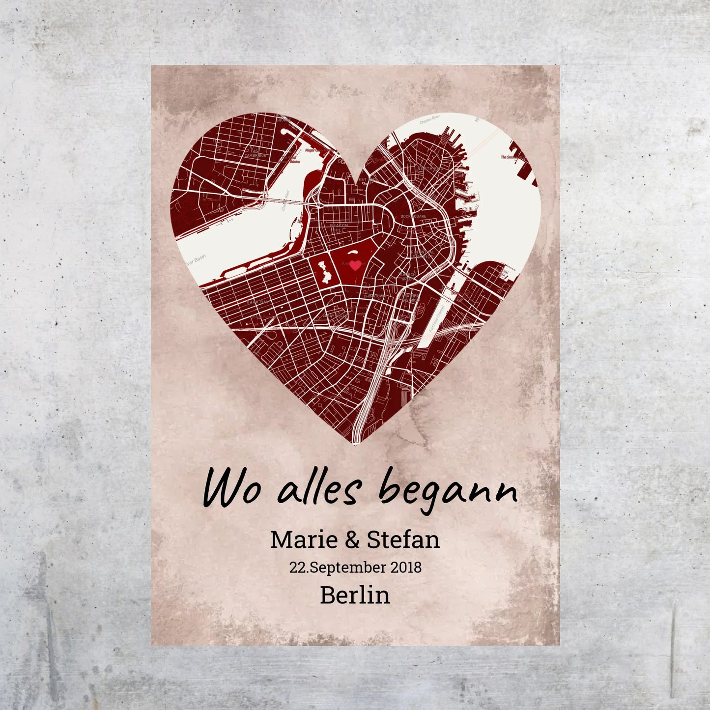Personalisiertes Kissen: Wo alles begann - Individuelles Kissen | Personalize Palace