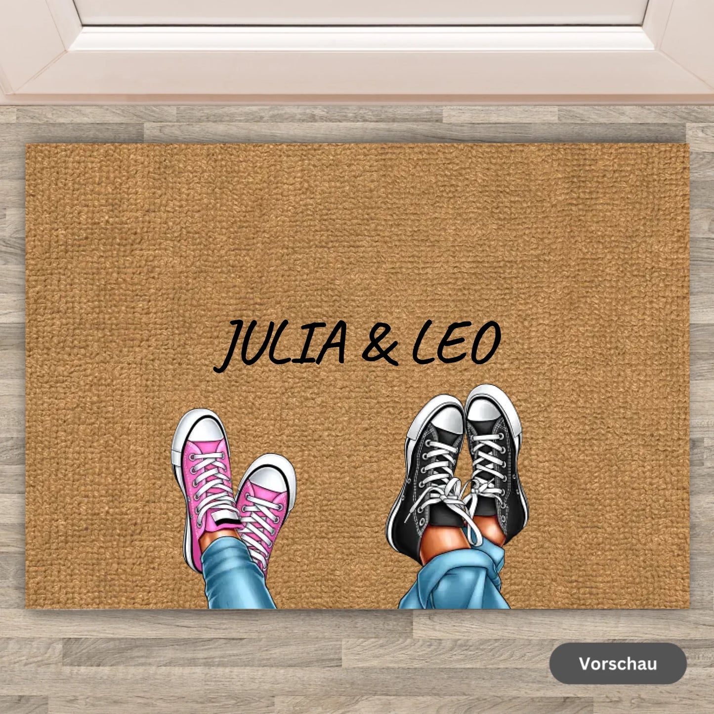 Personalisierte Fußmatte: Scrabble, Kreuzwort Familie - Individuelle Fußmatte | Personalize Palace