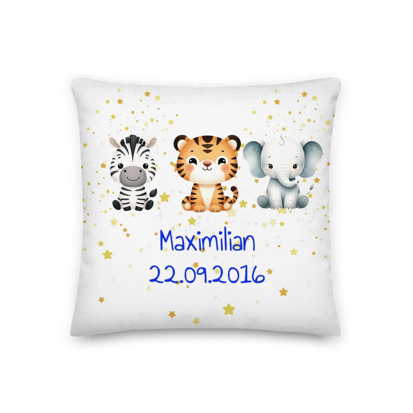 Personalisiertes Kissen: Schlafkissen, Safari Kissen für Kinder - individuelles Kissen | Personalize Palace