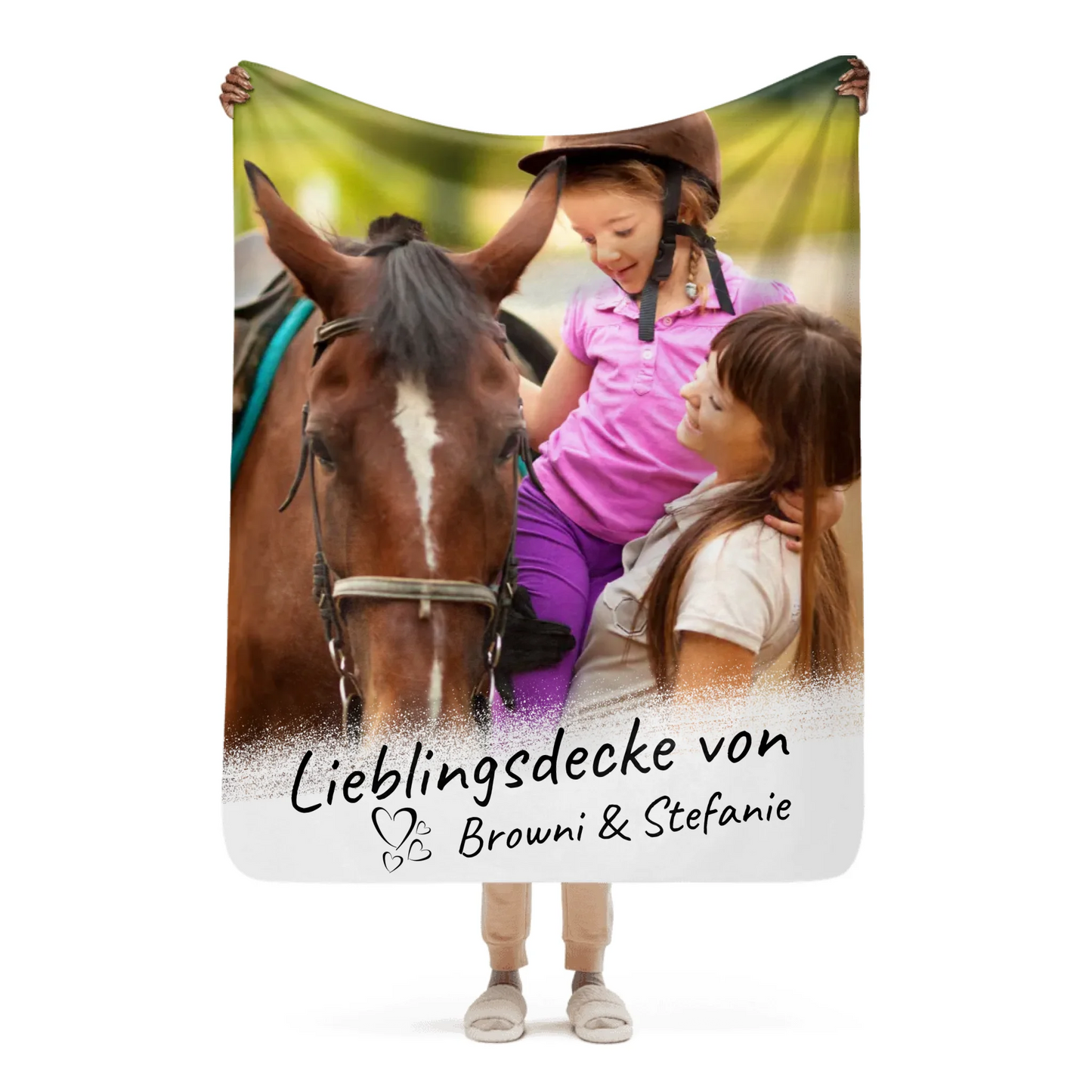 Personalisierte Decke: Katzendecke mit Foto und Text - individuelle Kuscheldecke | Personalize Palace