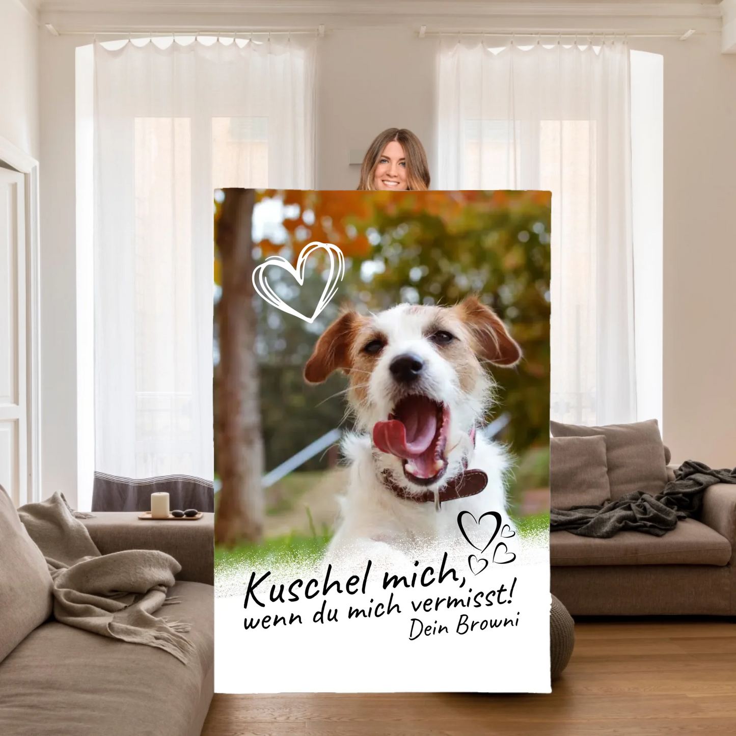 Dear dog mom, dad, grandma, grandpa, aunt, uncle - personalized pillow
