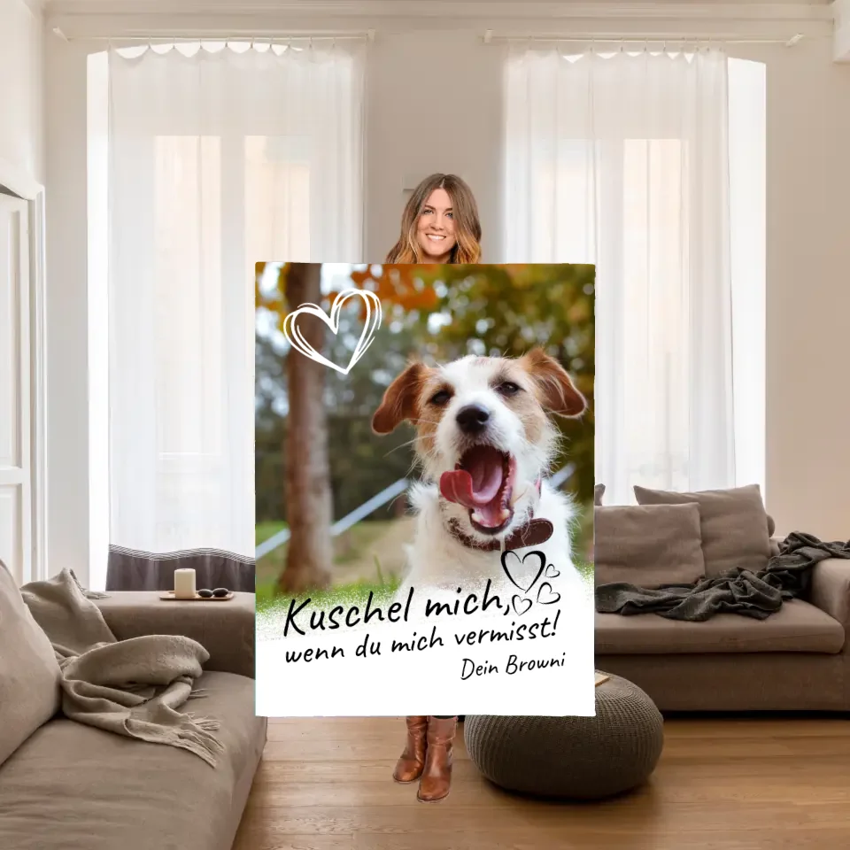 Dear dog mom, dad, grandma, grandpa, aunt, uncle - personalized pillow