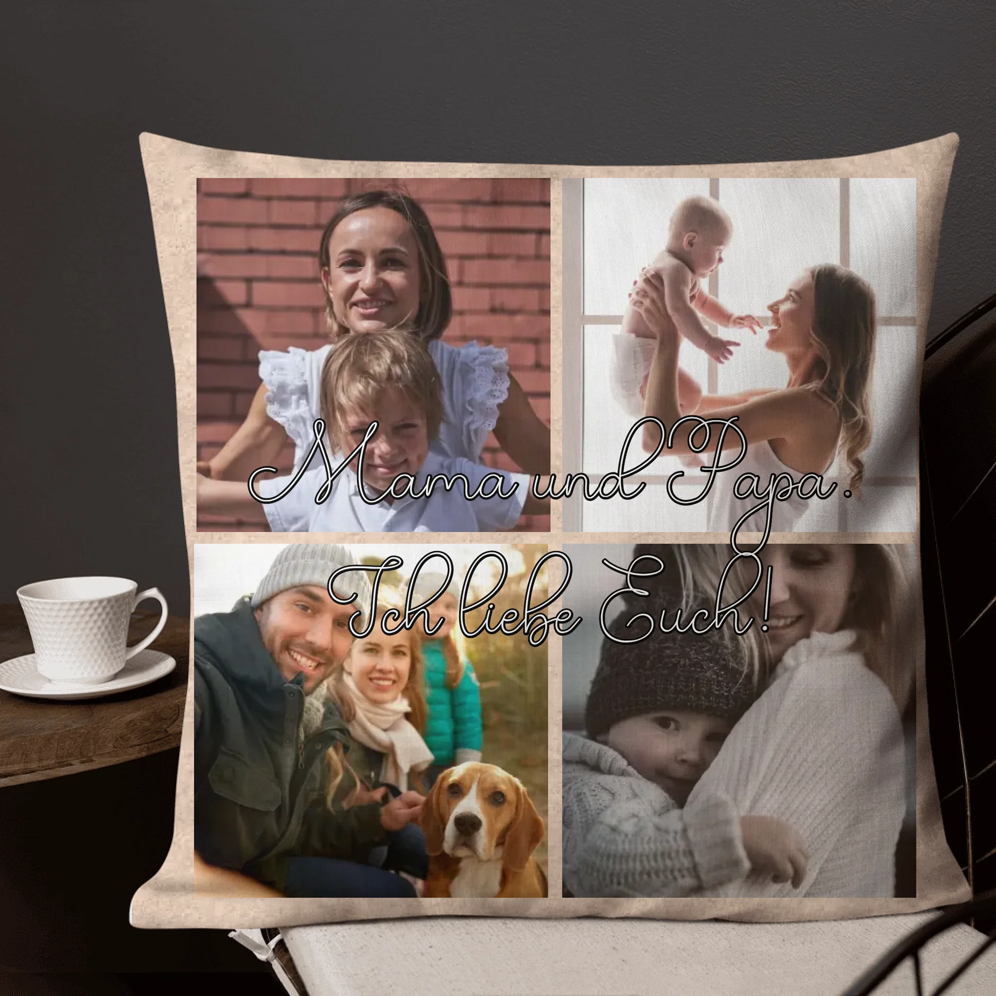 Personalisiertes Kissen: Ultraschallbild Foto eures Babys - Individuelles Kissen | Personalize Palace
