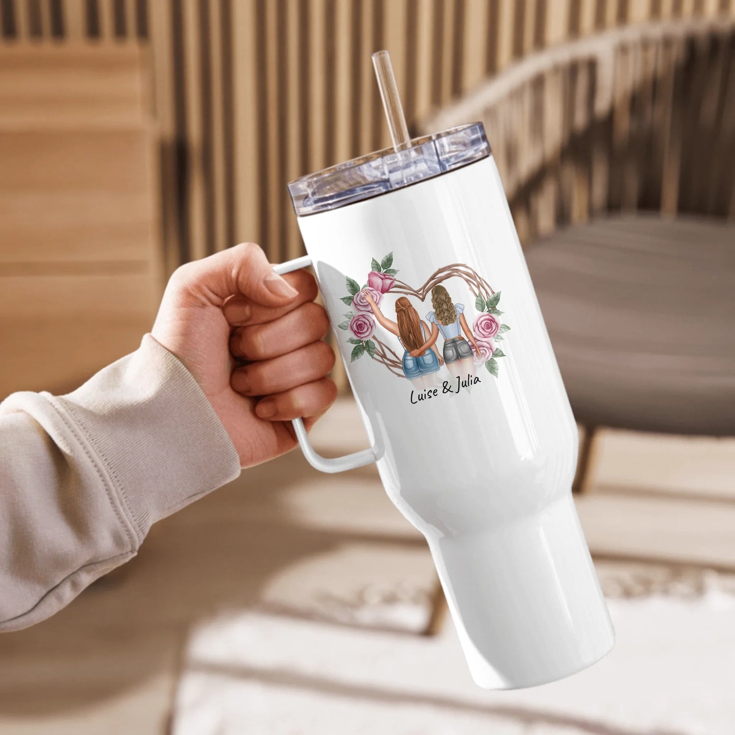 Personalized quencher with your photo and text | Thermos mug