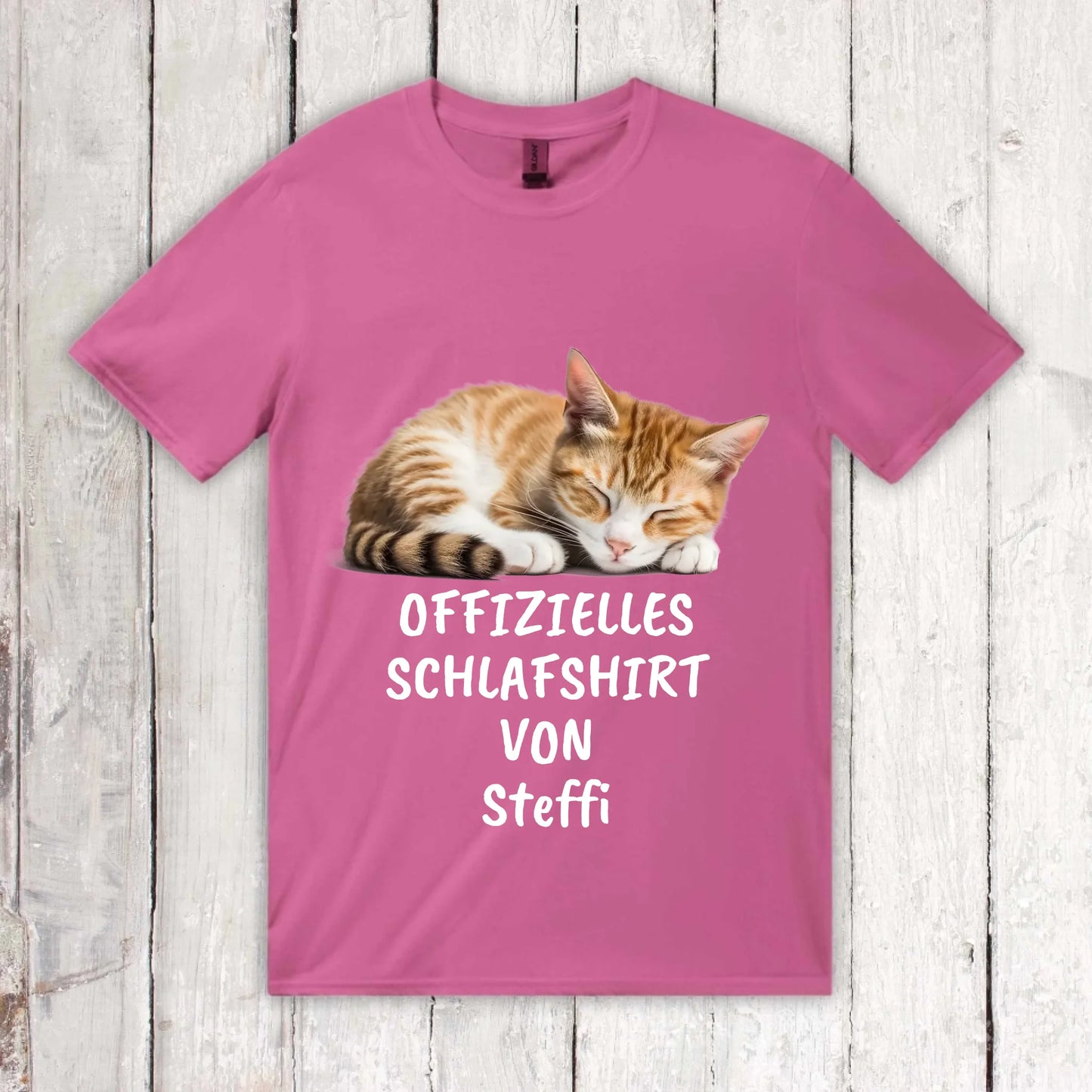 Official sleep shirt with your photo - Personalized T-shirt 