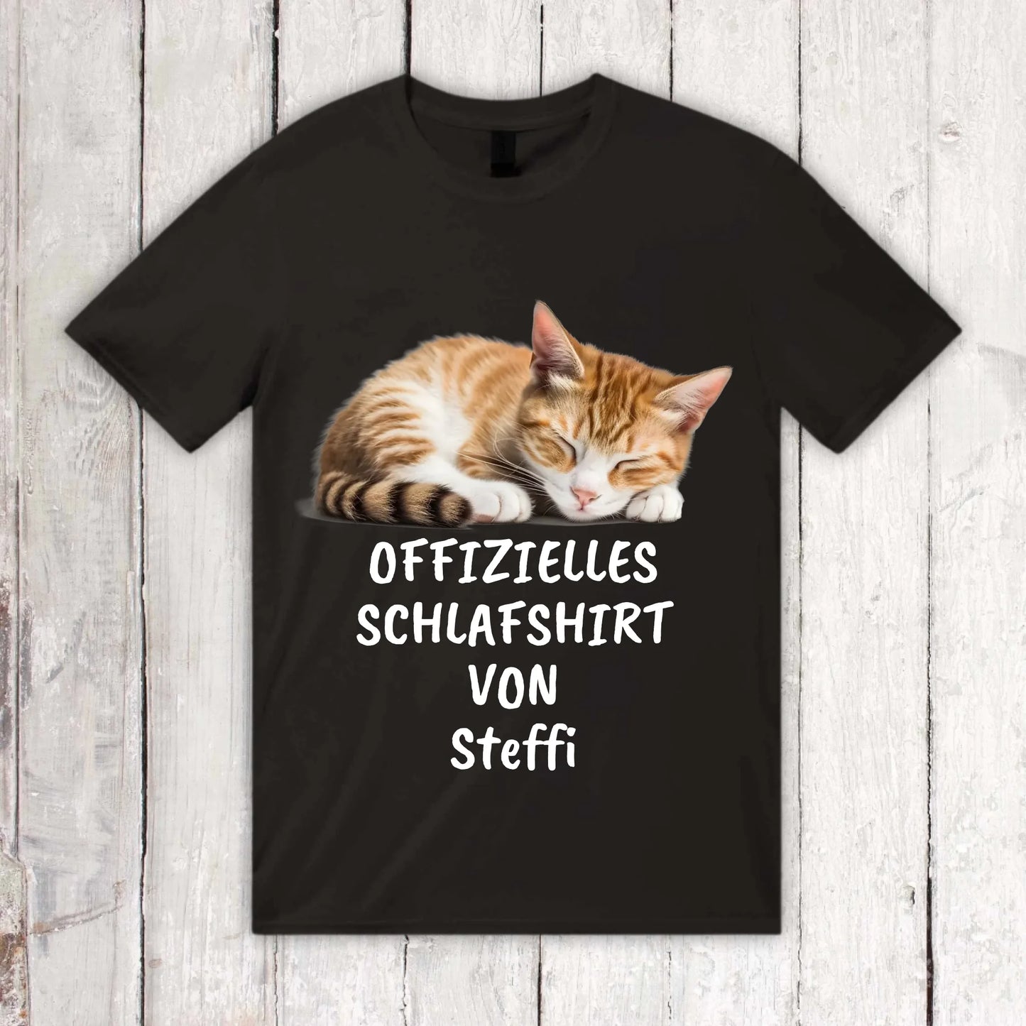 Official sleep shirt with your photo - Personalized T-shirt 