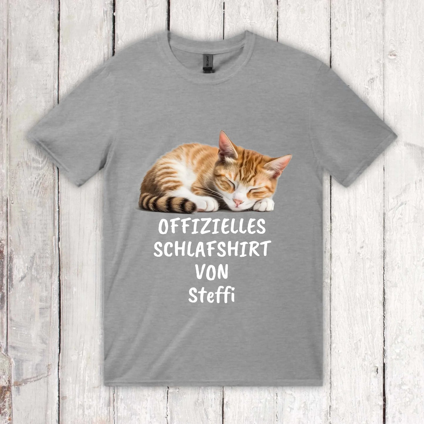 Official sleep shirt with your photo - Personalized T-shirt 