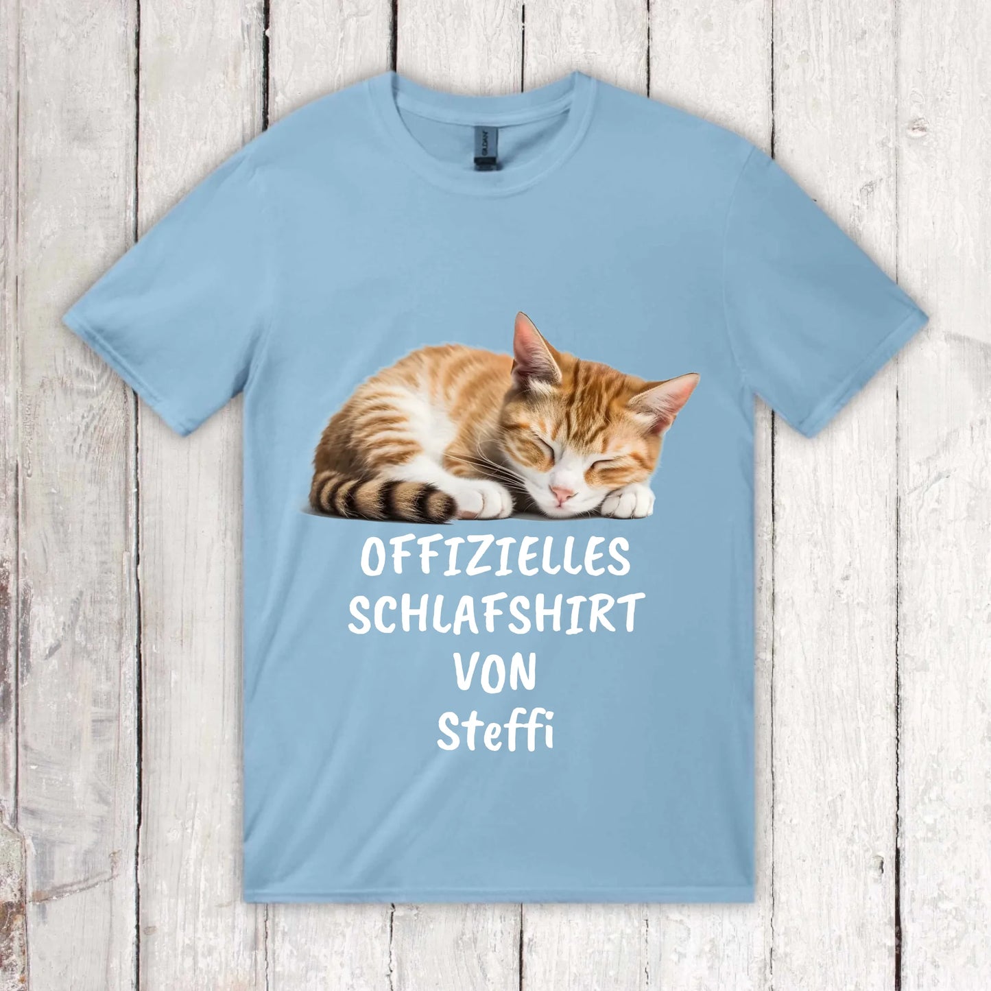 Official sleep shirt with your photo - Personalized T-shirt 
