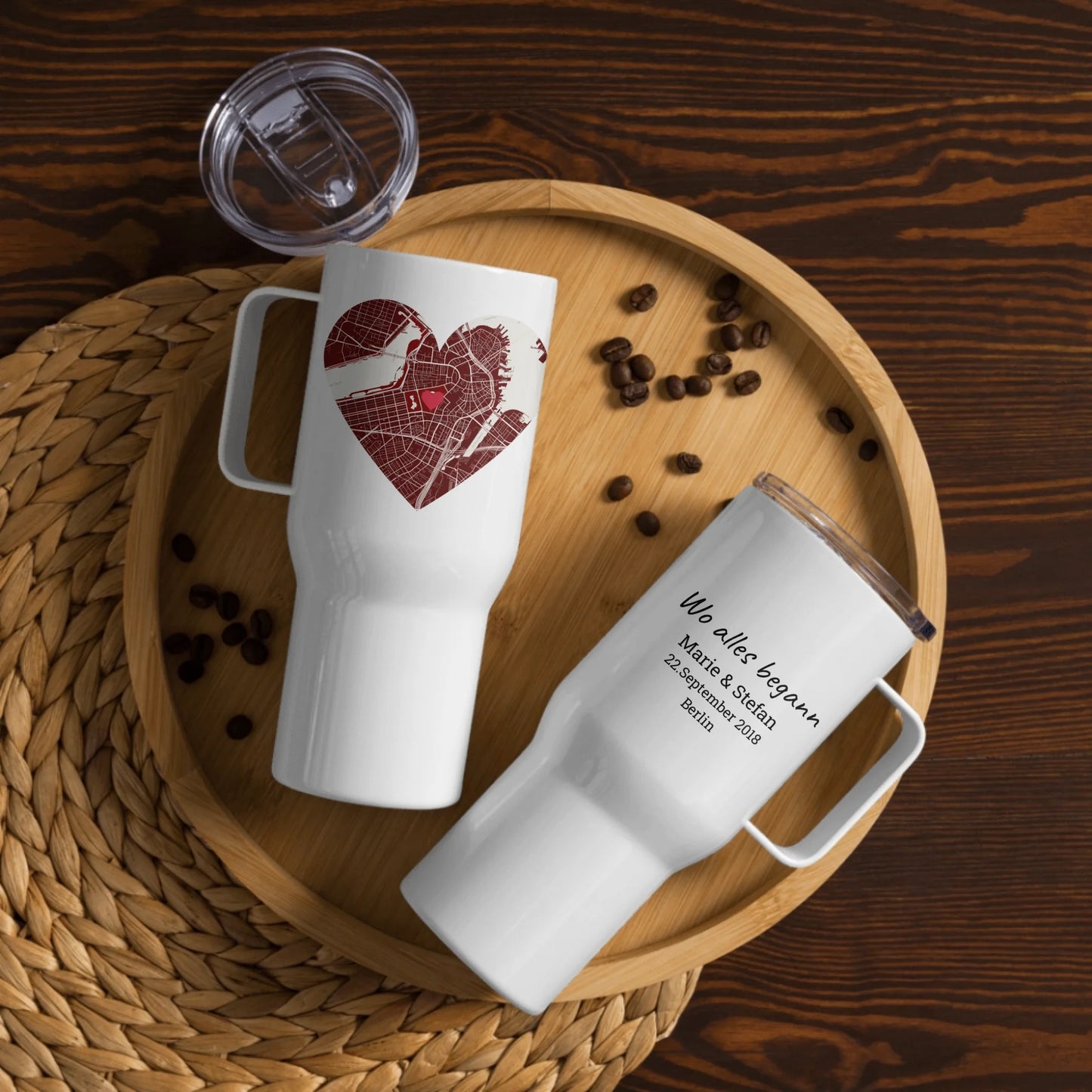 Dearest dog mom or dog dad - personalized thermal mug