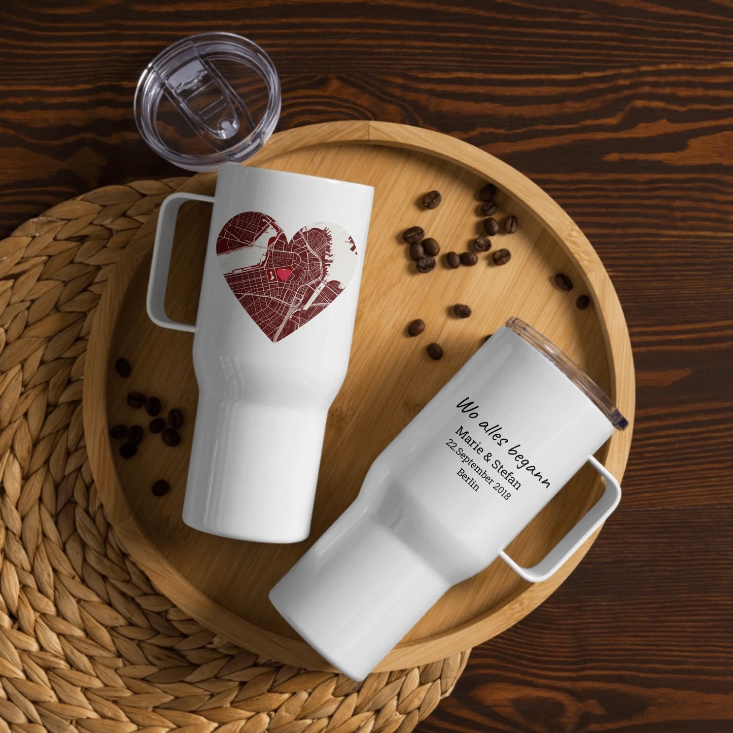 Up to 3 photos and text - personalized quencher | thermal mug