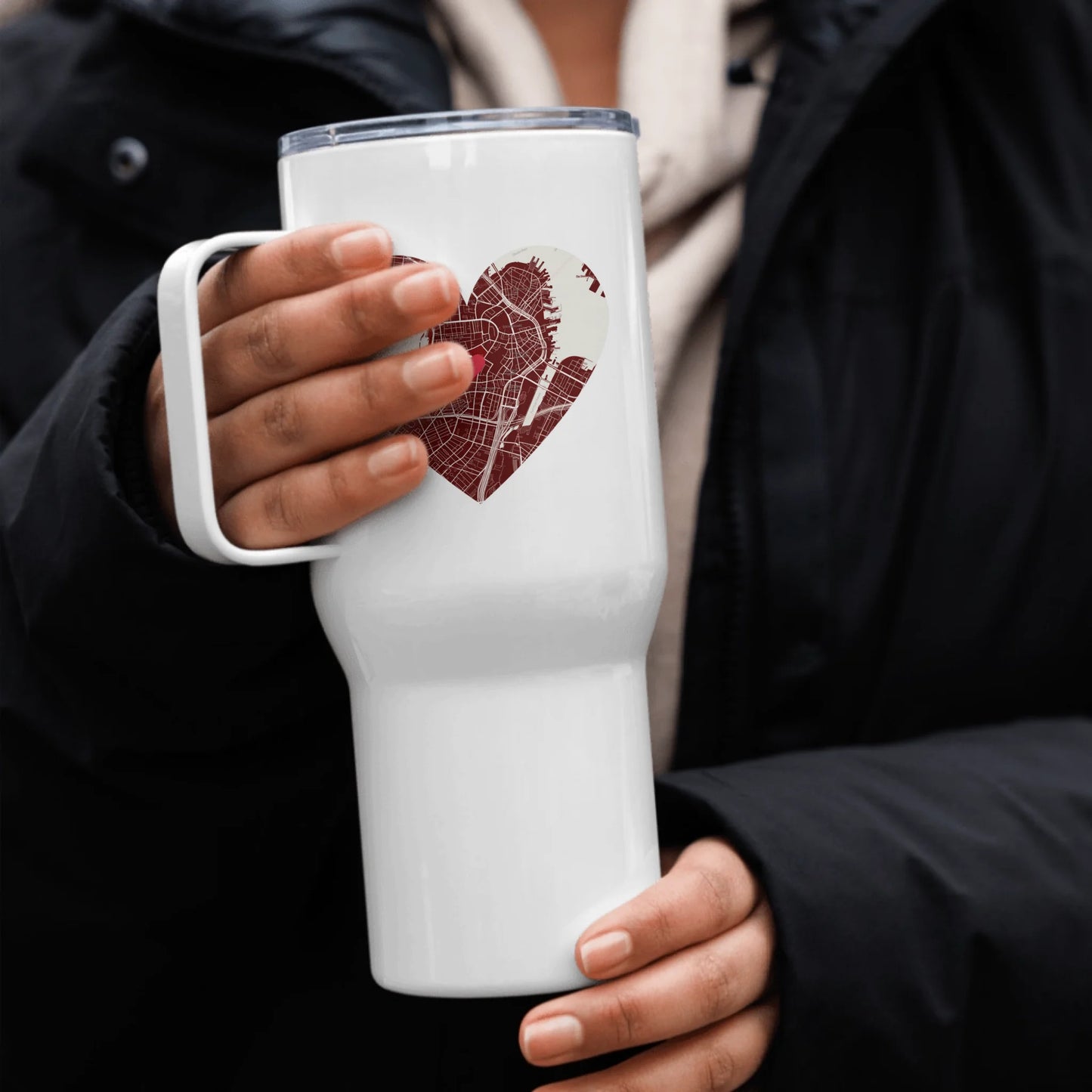 Cat photo without background - personalized thermal mug