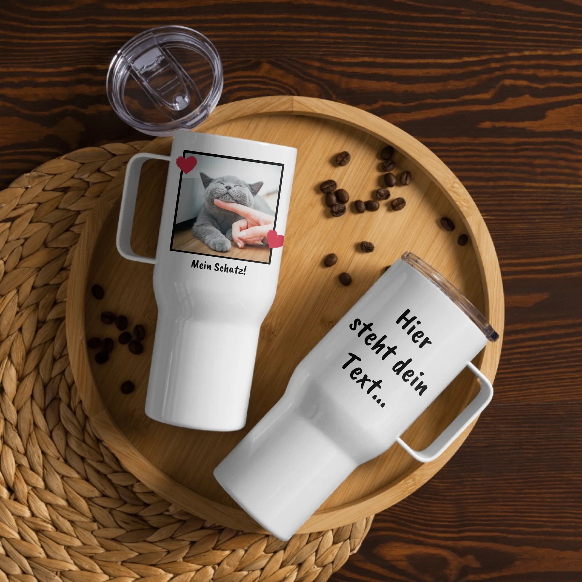 Liebste Hundemama oder Hundepapa - individueller Thermobecher