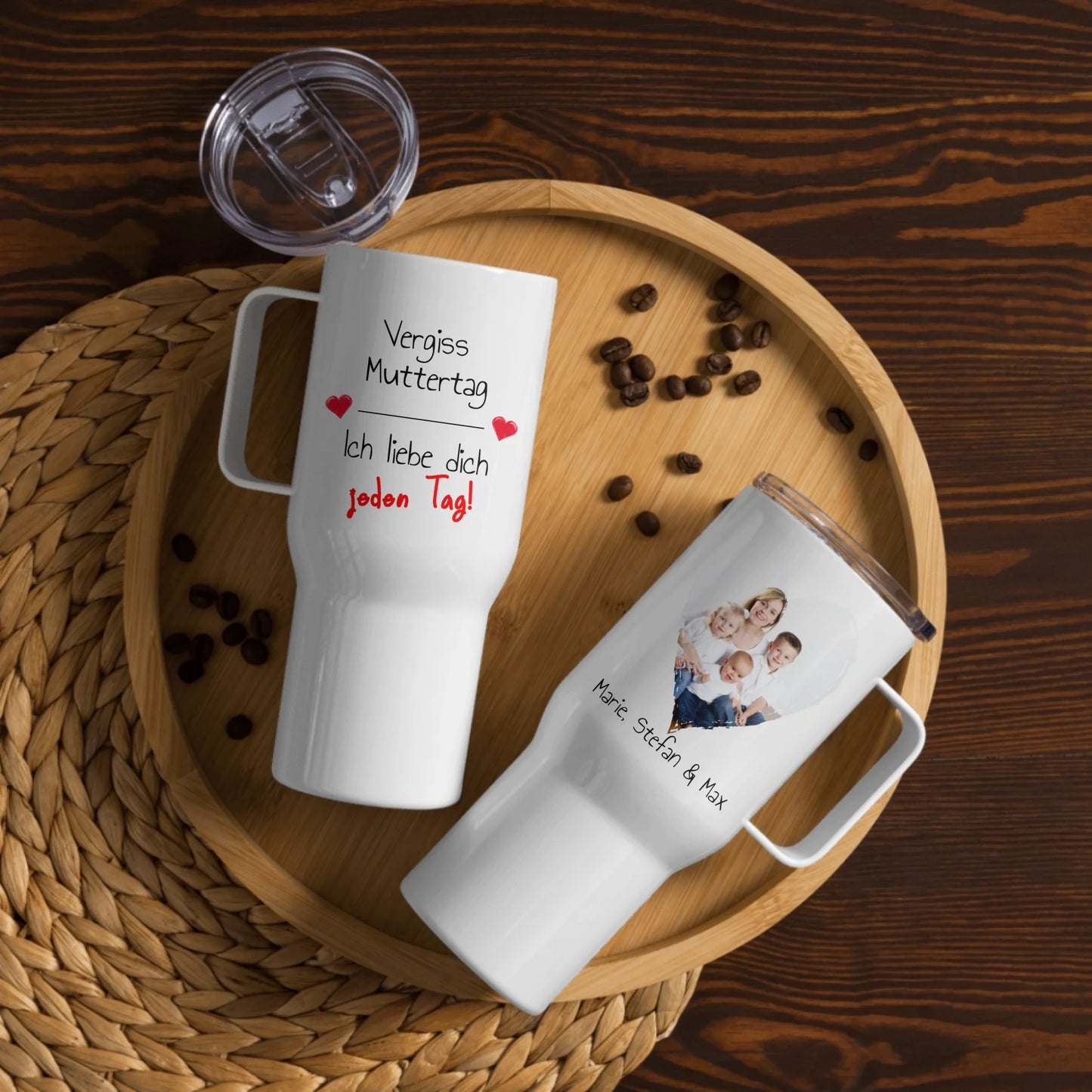 We love you every day | Mother's Day - personalized thermal mug for Mom