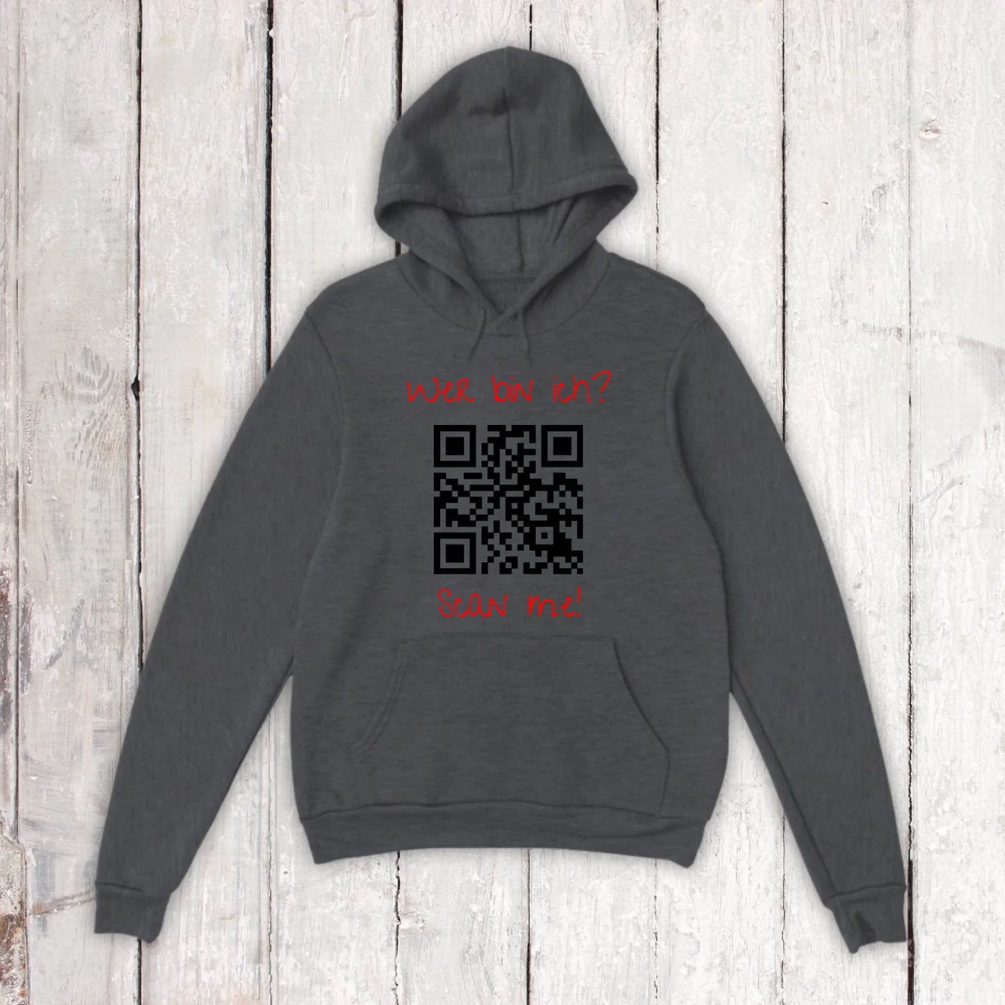 Your QR code | barcode with text - personalized T-shirt