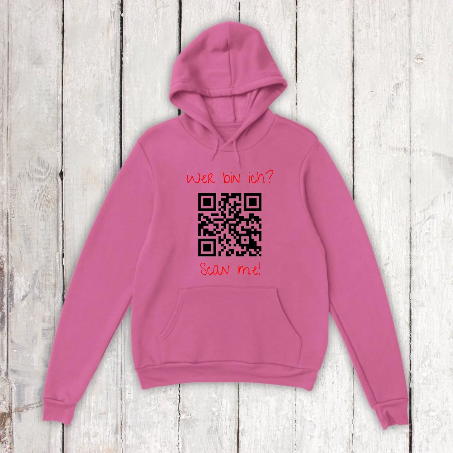 Your QR code | barcode with text - personalized T-shirt