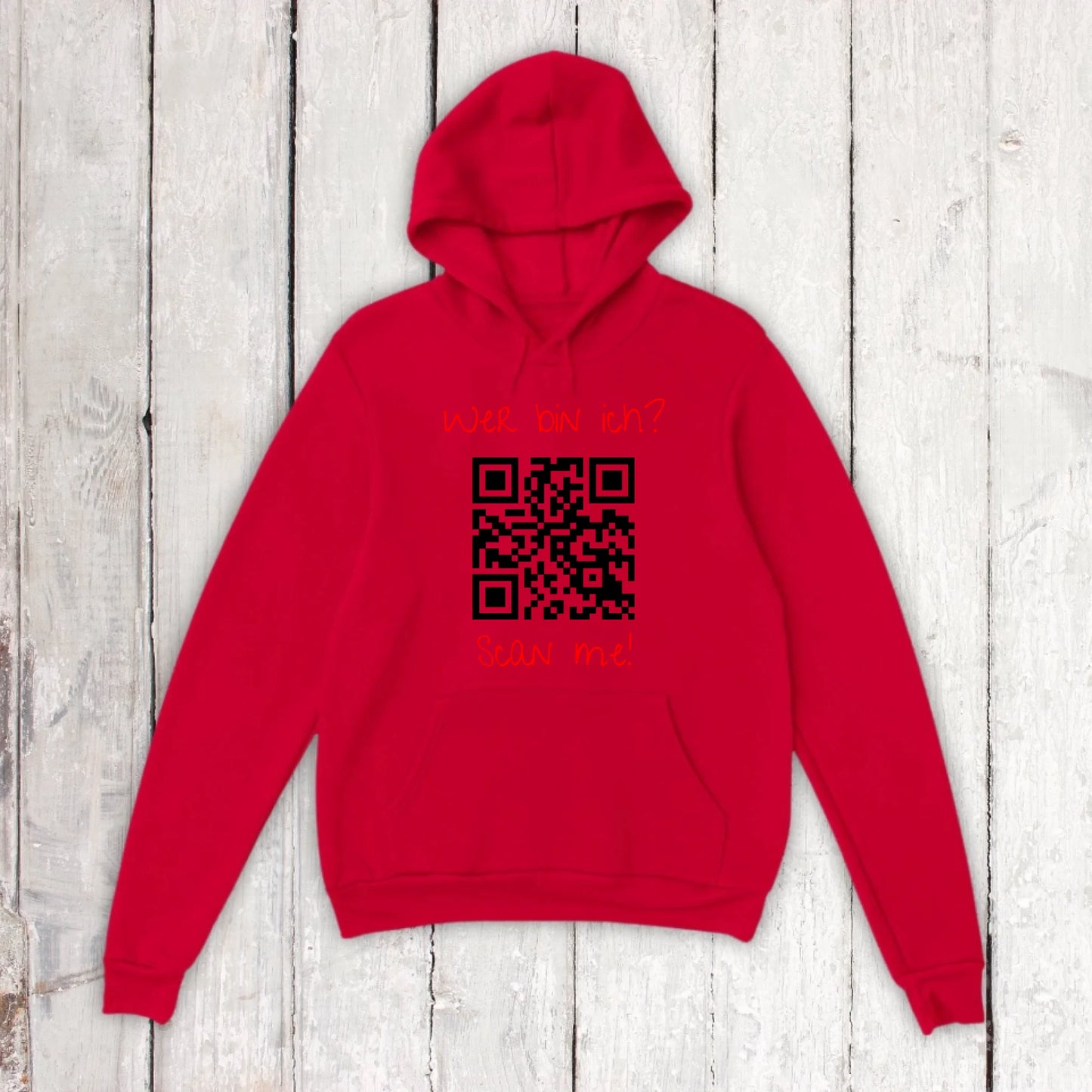 Your QR code | barcode with text - personalized T-shirt