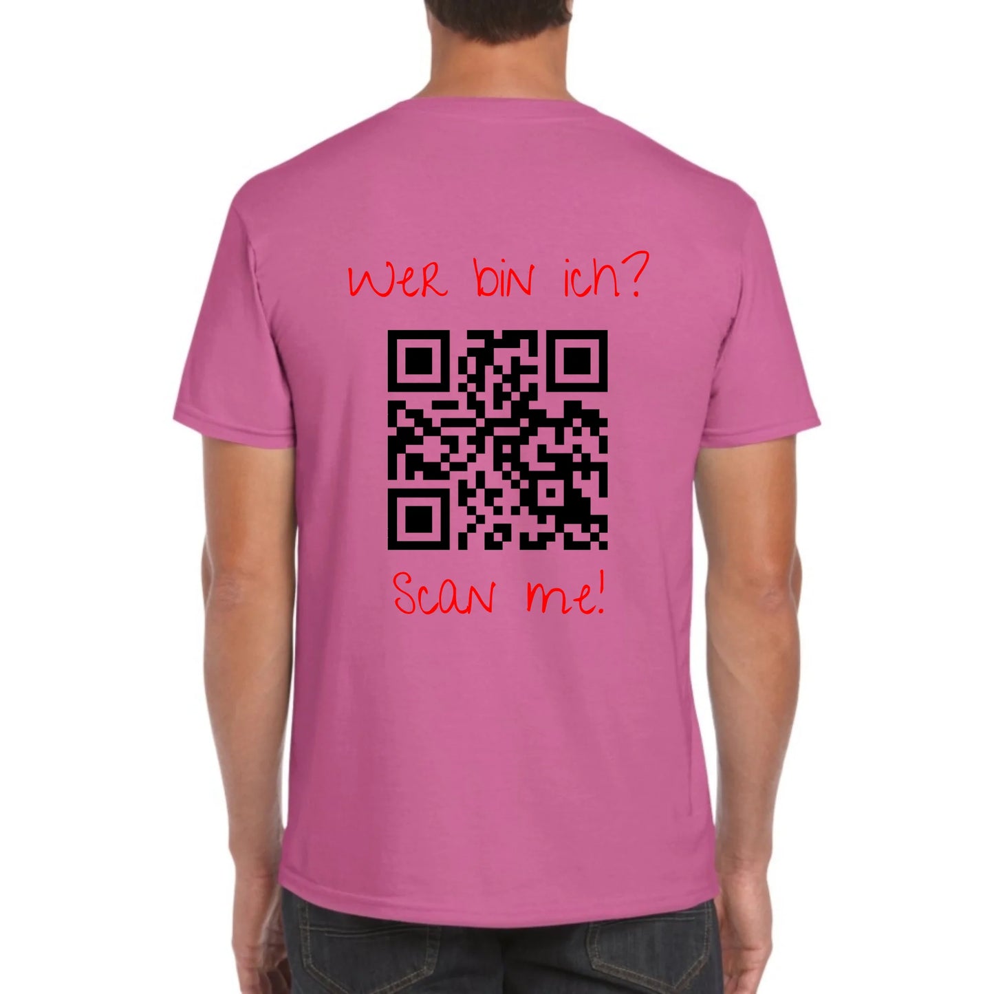 Your QR code | barcode with text - personalized code T-shirt