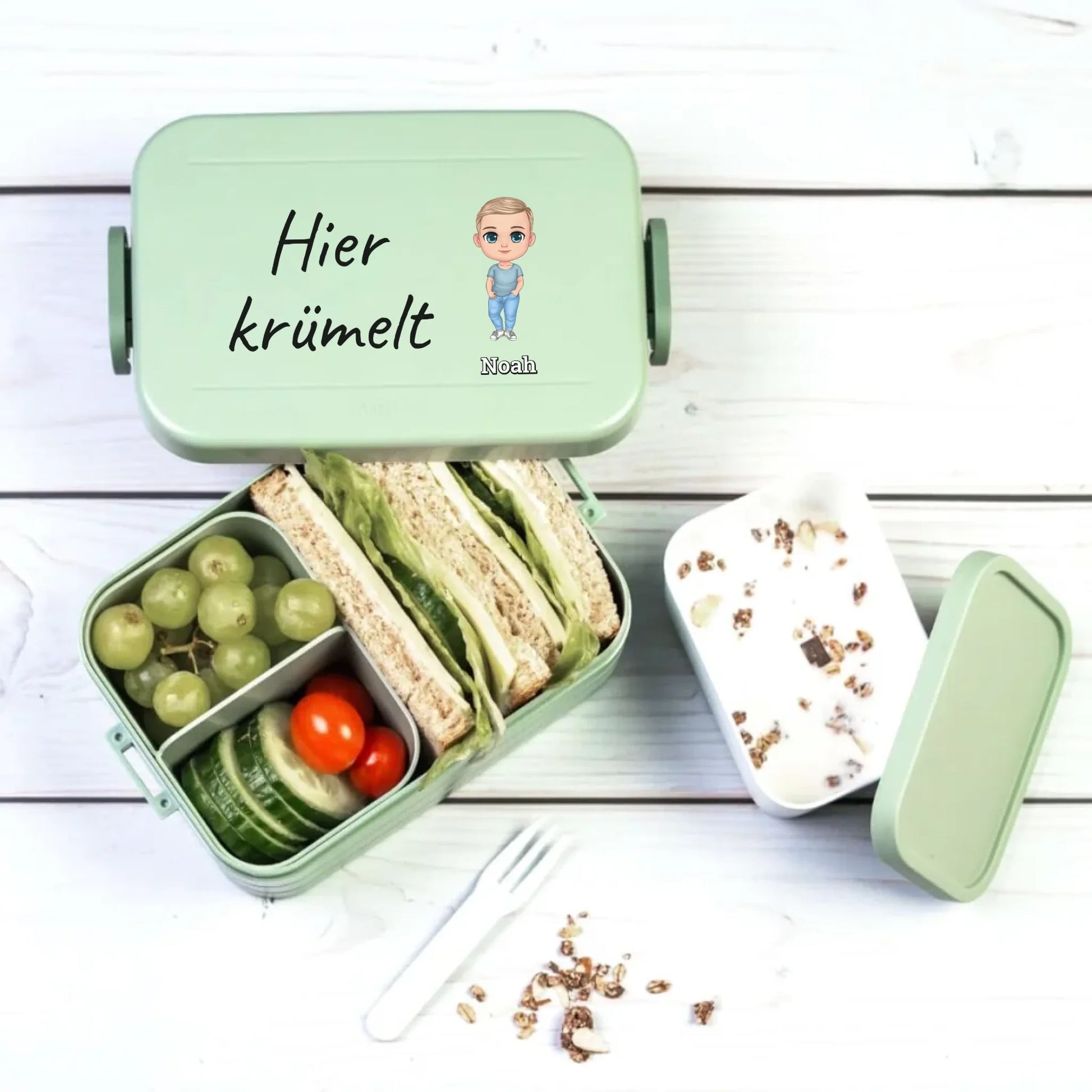 Mepal Brotdose selber gestalten mit Bild und Text