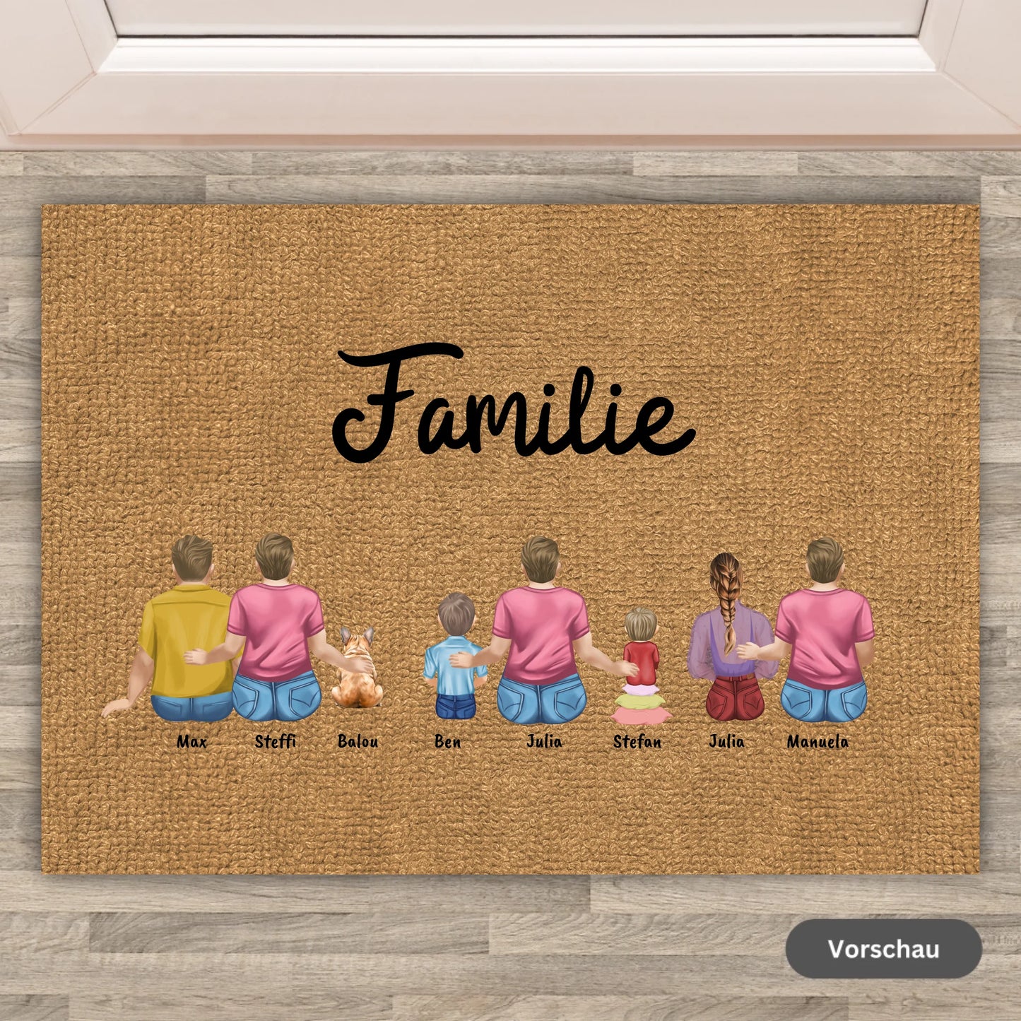 Shoes and Paws - Personalized Doormat