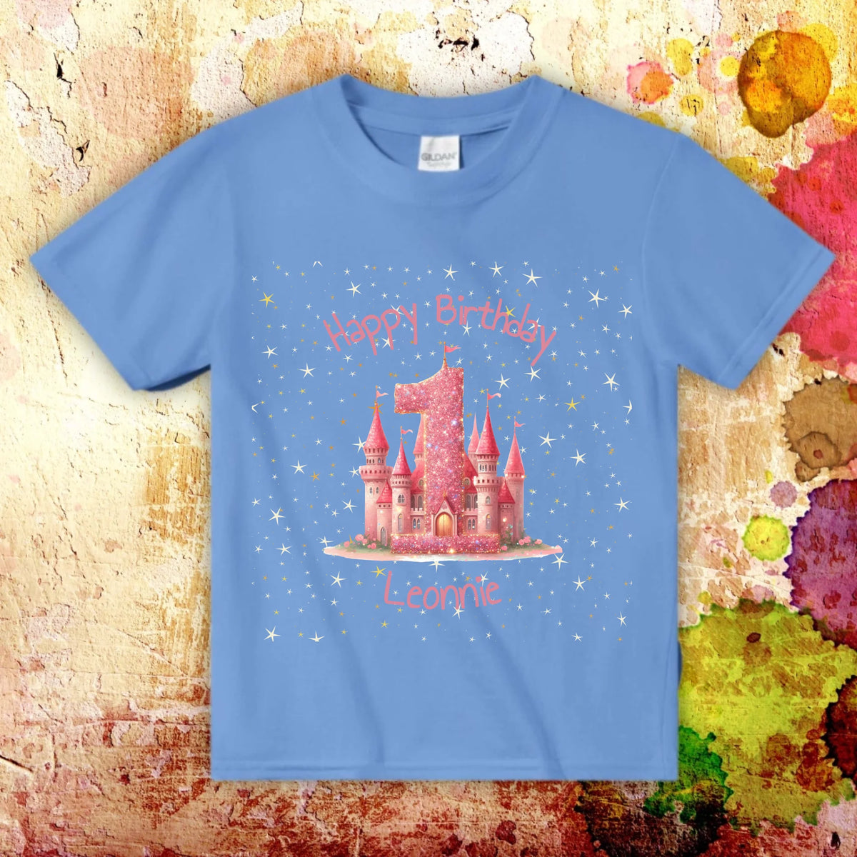 Geburtstag mit Zahl und Namen - individuelles Kinder T-Shirt | Personalize Palace